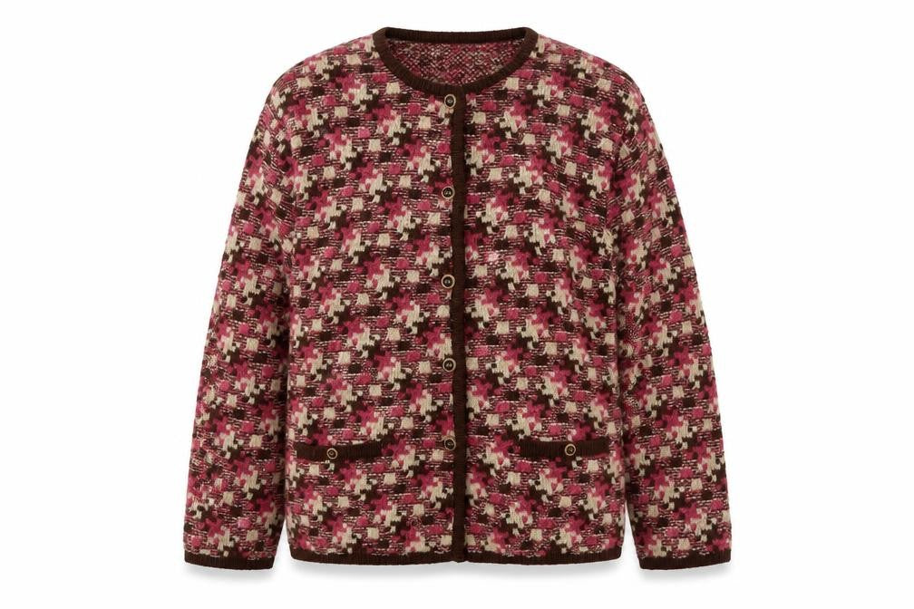 Eastex Womens Multicoloured Knit Button Cardigan UK 20