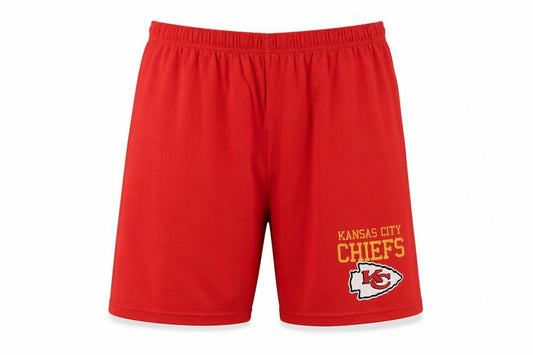 Marks Mens & Spencer NFL Kansas City Chiefs Red 32in Athletic Shorts