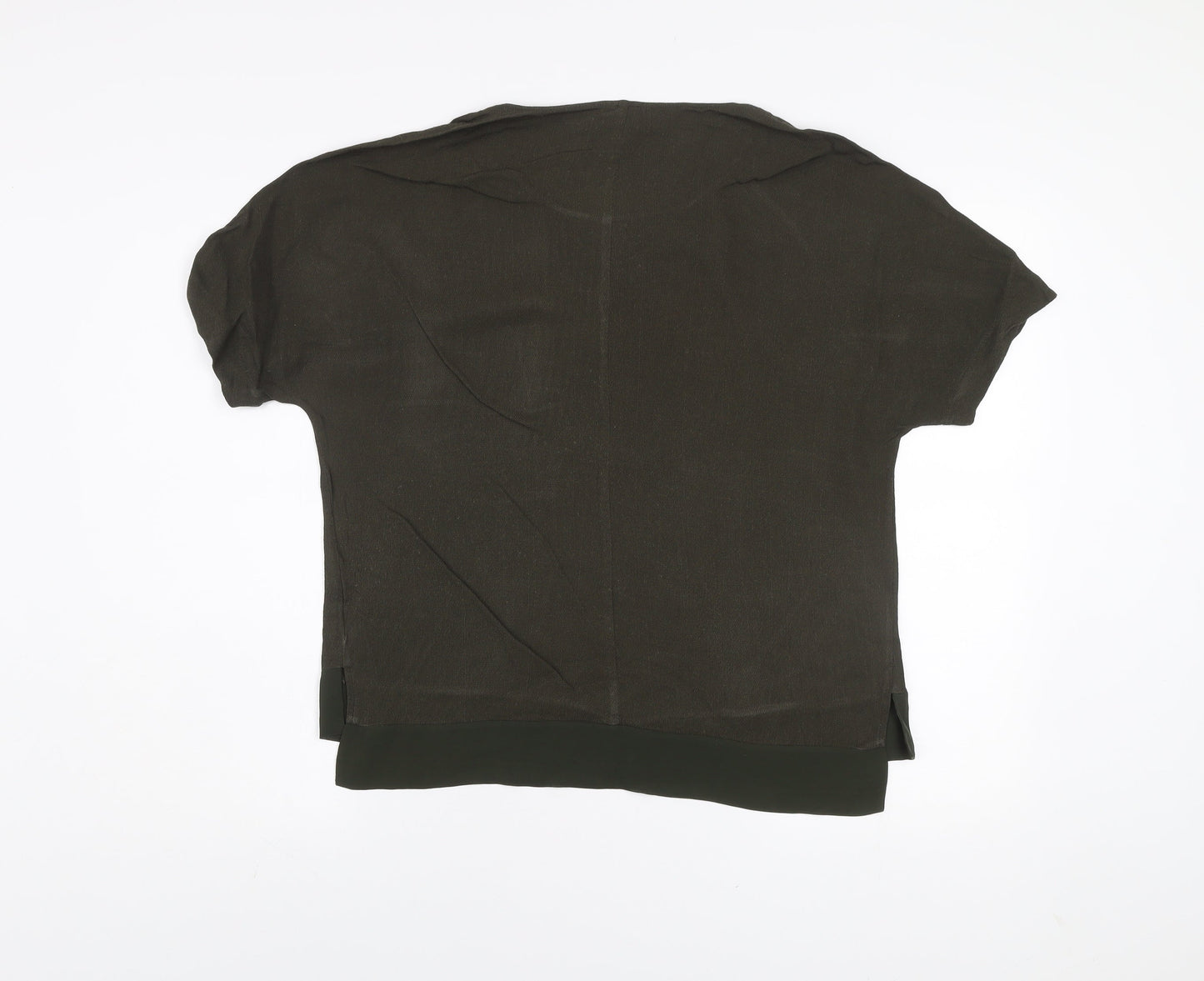 River Island Women’s Green Short Sleeve Blouse Size 10