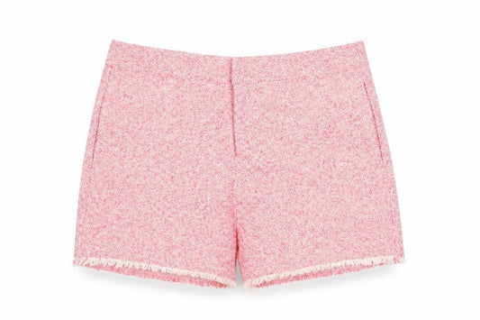 Hush Womens Pink Chino Shorts Size 8 Cotton Blend Summer Casual