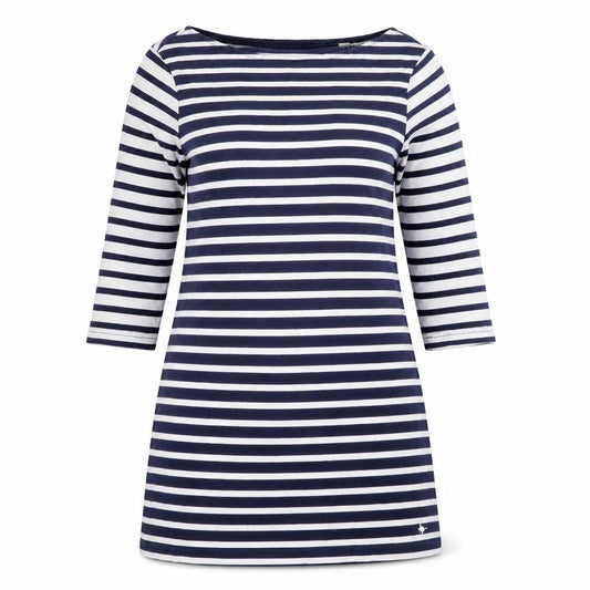 Jack Wills Women's Blue Striped T-Shirt Dress Size 12