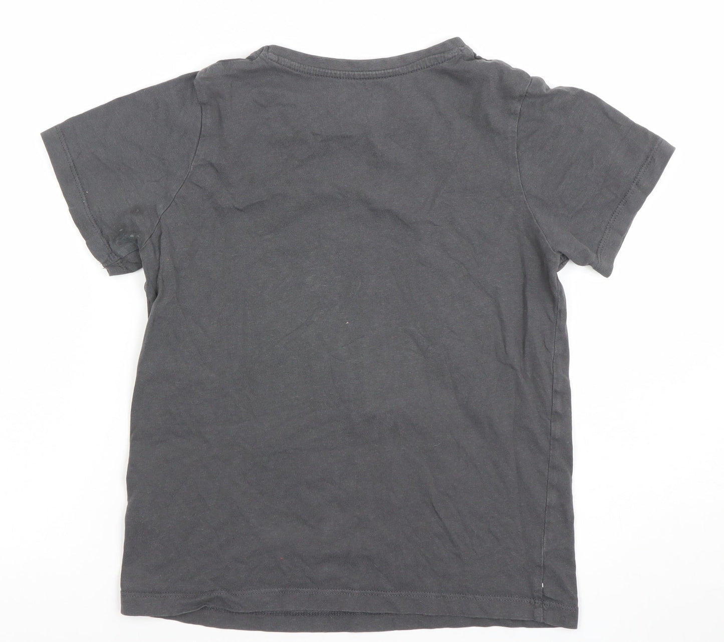 Disney Tinker Bell Girls Black Graphic T-Shirt 10-11 Years Cotton