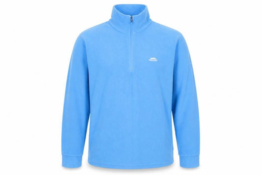 Trespass Men's Blue Fleece 1/2 Zip Pullover Sweatshirt Size M
