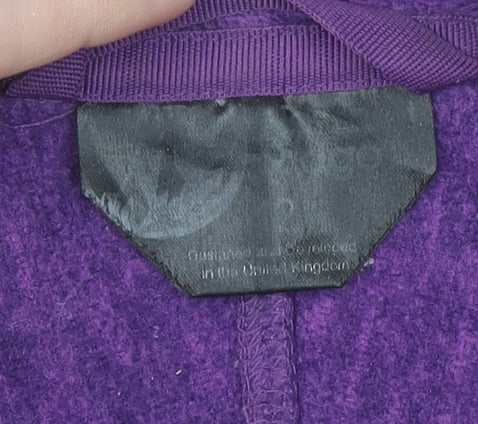North Ridge Women's Purple Fleece Full Zip Jacket Size S
