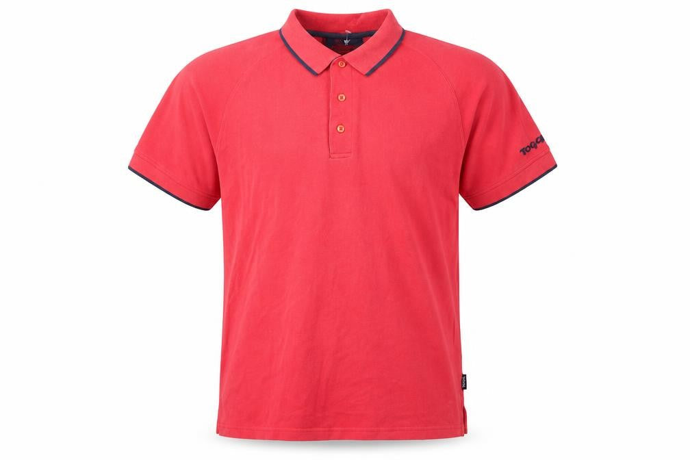 Toggi Men's Red Cotton Short Sleeve Polo Shirt Size M