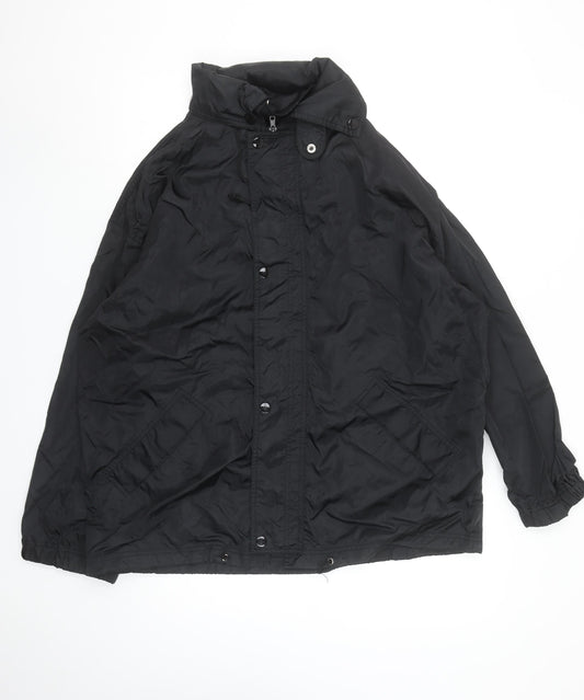 The Trader Jeans Company Men's Black M Windbreaker Jacket
