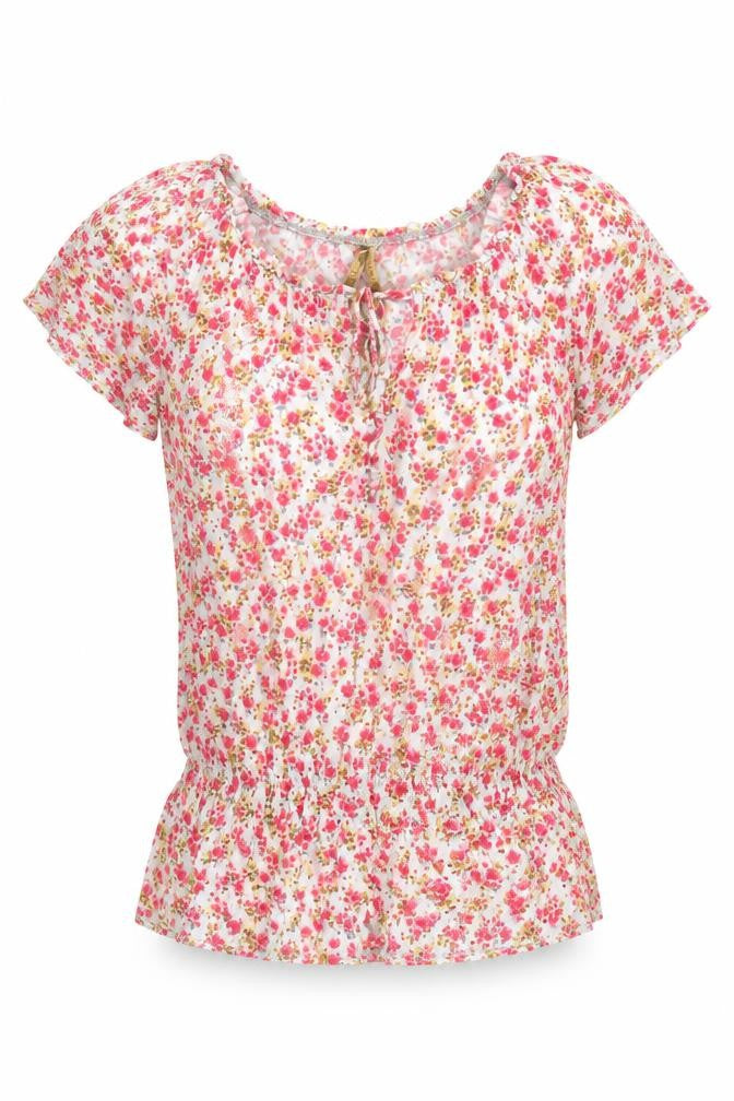 Next Women's Multicoloured Floral Viscose Tunic Blouse Size 10