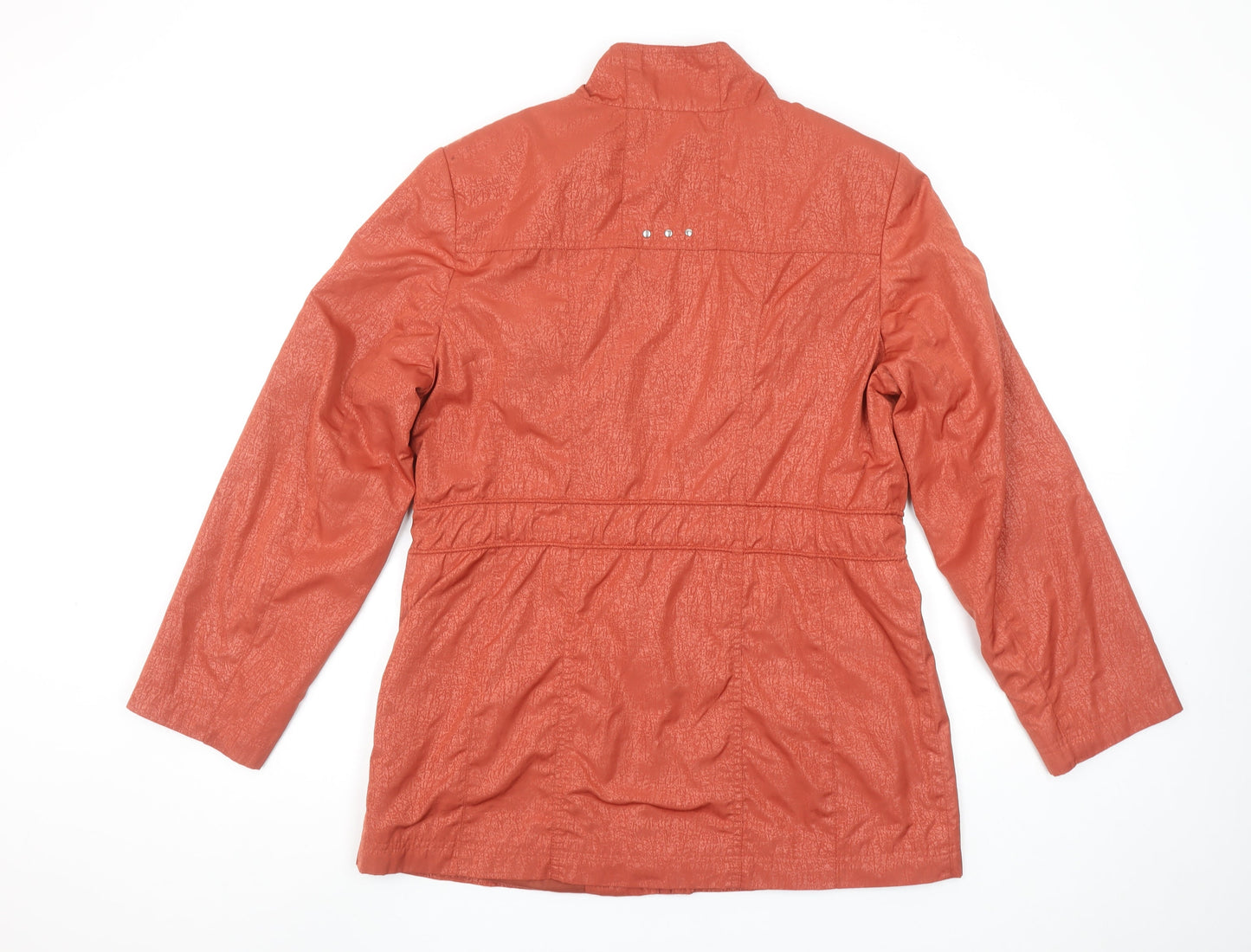Isle Women’s Brown Mid-Length Anorak Jacket Size 12 Polyester Lined