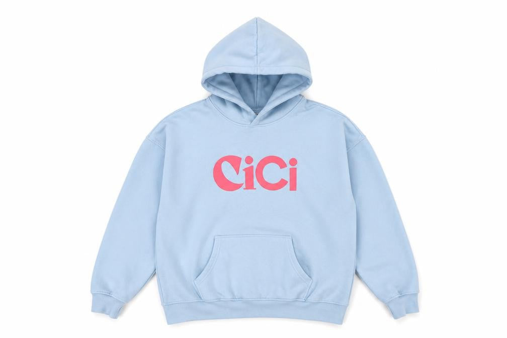 CiCi Loud & Proud Women's Light Blue Pullover Hoodie L