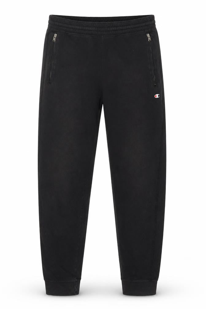 Champion Men's Black Jogger Sweatpants Small Regular Fit Cotton