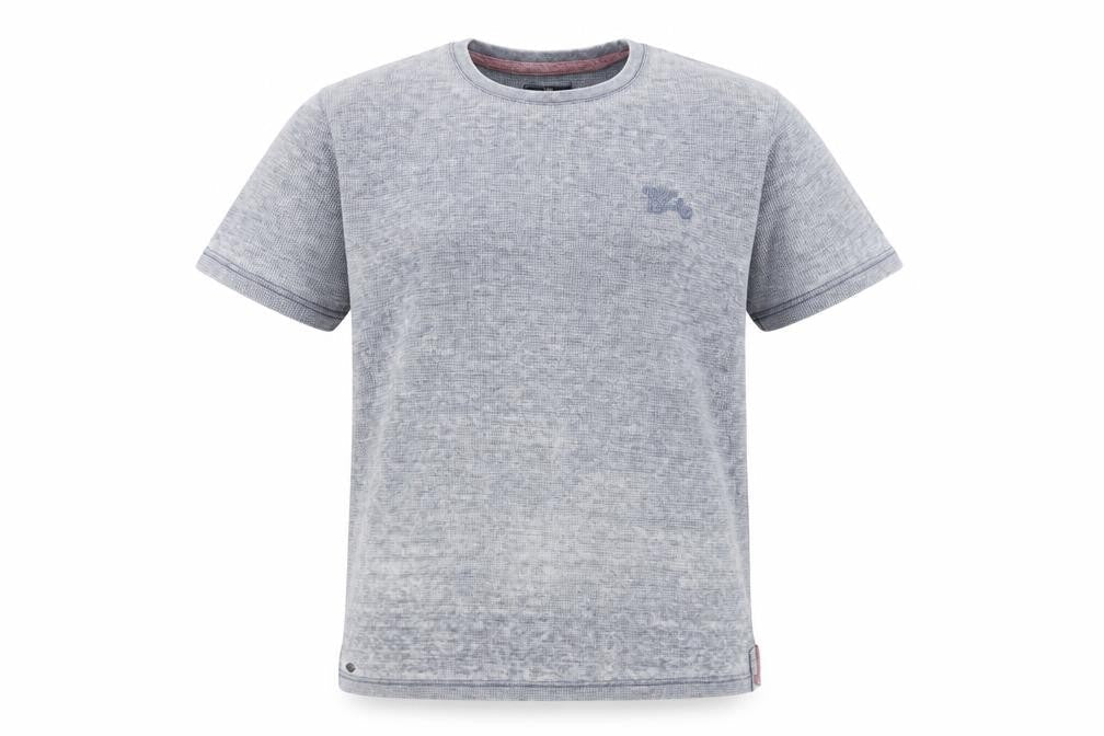 Tokyo Laundry Men's Blue Cotton Blend Crew Neck T-Shirt Size L