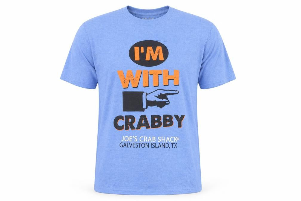 Landry’s Men’s Blue XL Crew Neck Funny Graphic T-Shirt