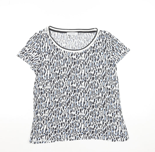 Gerard Darel Womens Multicoloured Animal Print T-Shirt Size 12