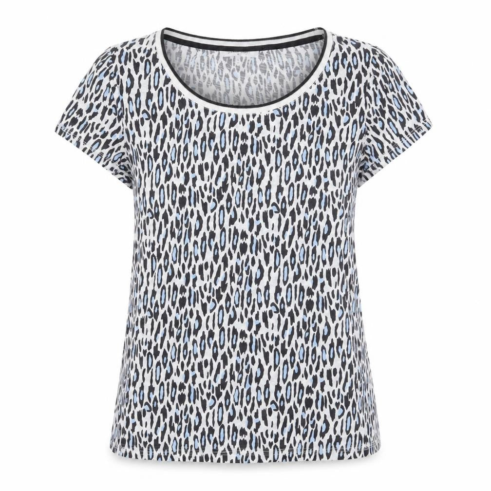 Gerard Darel Womens Multicoloured Animal Print T-Shirt Size 12