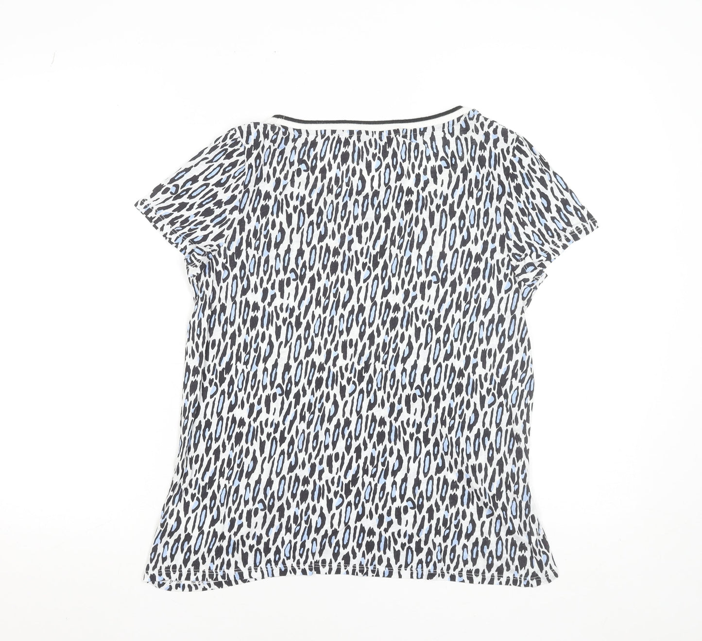 Gerard Darel Womens Multicoloured Animal Print T-Shirt Size 12