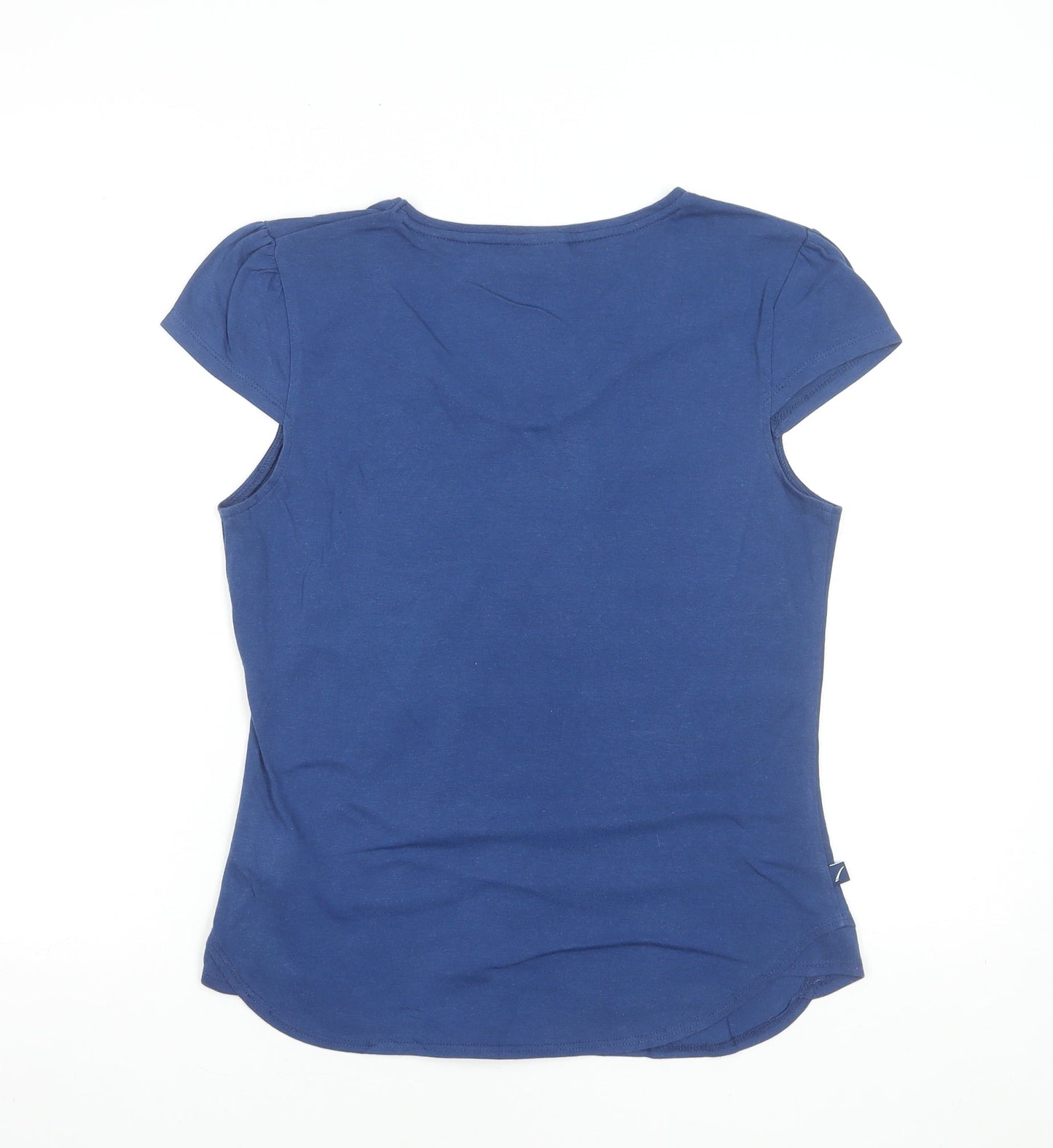 LA Gear Women's Blue V-Neck Short Sleeve T-Shirt Size 14