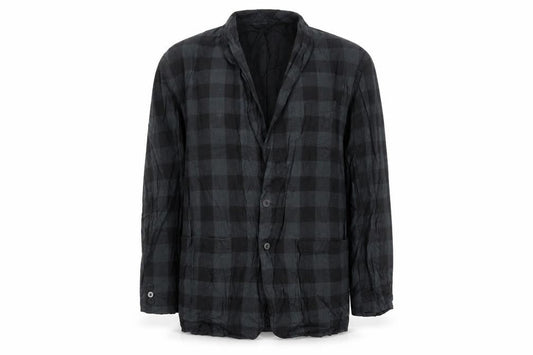 French Connection Men’s Grey Check Blazer L Regular Fit Cotton Jacket