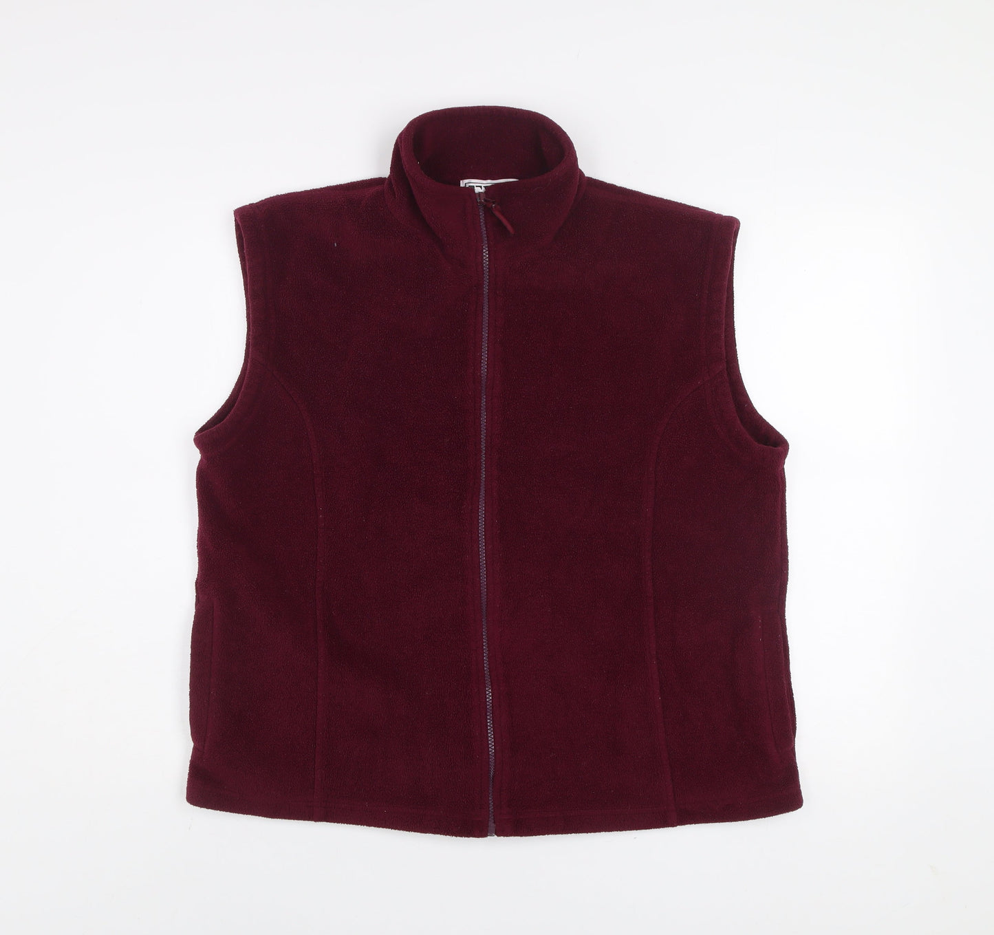 EXE Collection Mens Red Fleece Bodywarmer M Full Zip Waistcoat