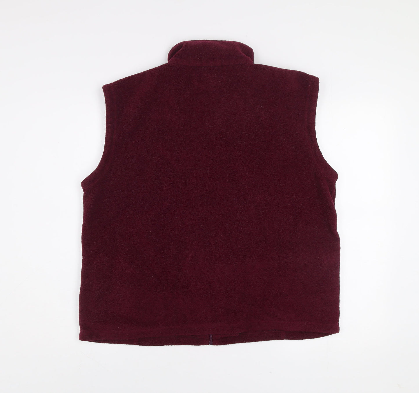 EXE Collection Mens Red Fleece Bodywarmer M Full Zip Waistcoat