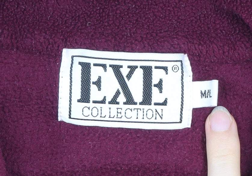 EXE Collection Mens Red Fleece Bodywarmer M Full Zip Waistcoat