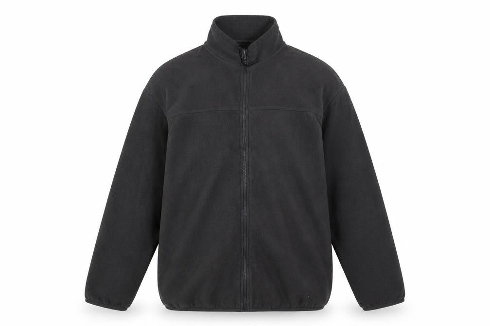 ASOS DESIGN Men's Black Fleece Zip Jacket Size S
