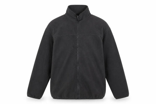 ASOS DESIGN Men's Black Fleece Zip Jacket Size S