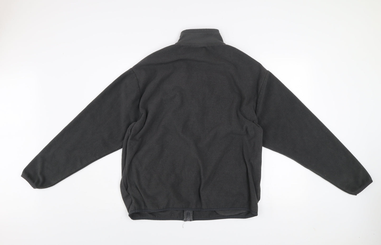 ASOS DESIGN Men's Black Fleece Zip Jacket Size S