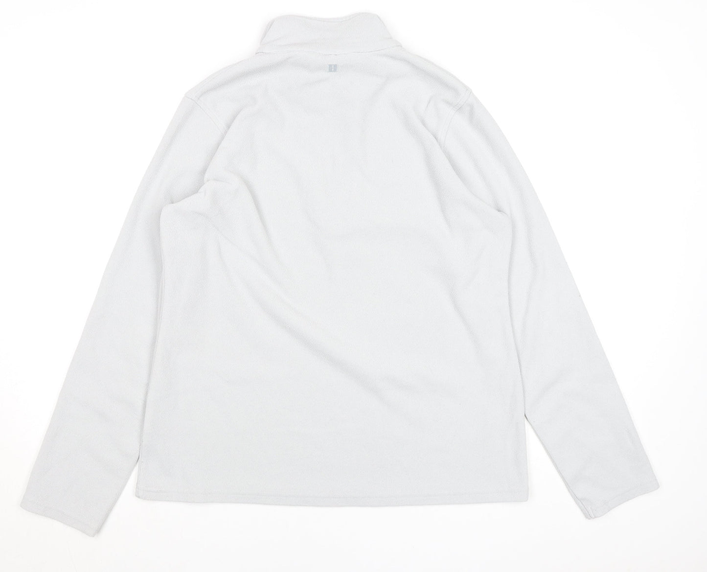Mountain Warehouse Men's Grey Fleece 1/4 Zip Pullover Sweatshirt L