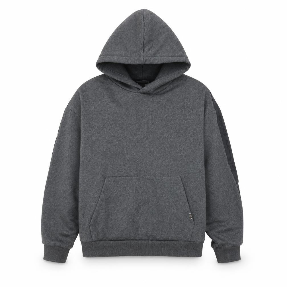 H&M Men’s Grey Loose Fit Pullover Hoodie Size M
