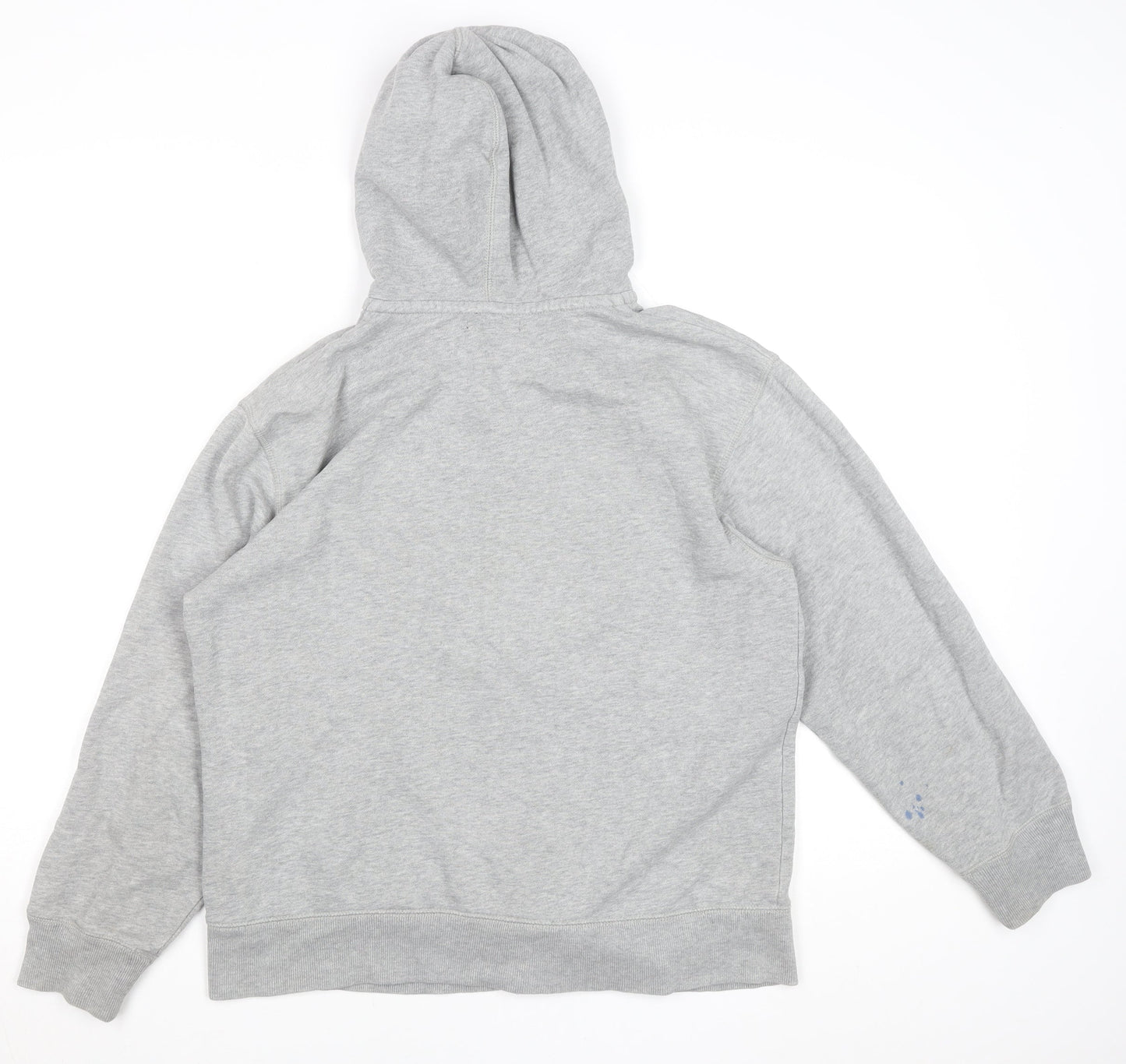 GAP Kids Boys Grey Full Zip Hooded Fleece Jacket Size 13 Years