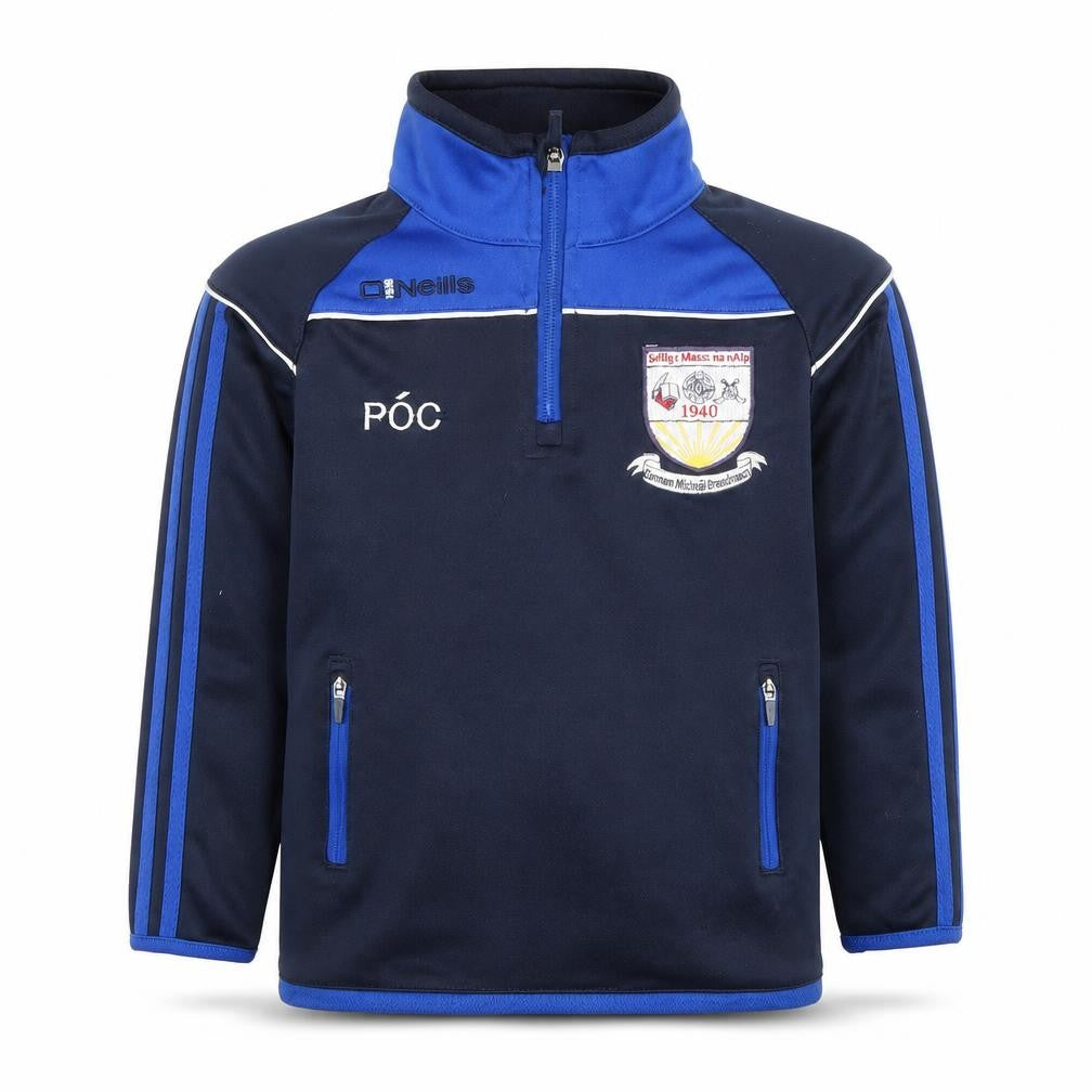 O’Neills Boys Navy Blue 1/2 Zip Sweatshirt Age 5-6 Sportswear