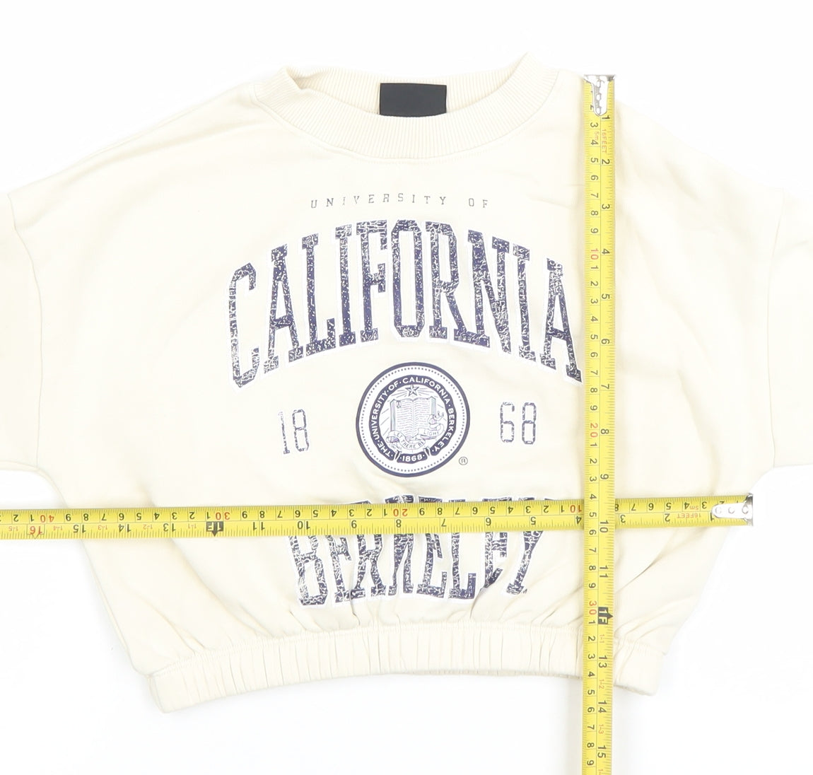 S2N GEN Girls Beige California Graphic Pullover Sweatshirt Size M