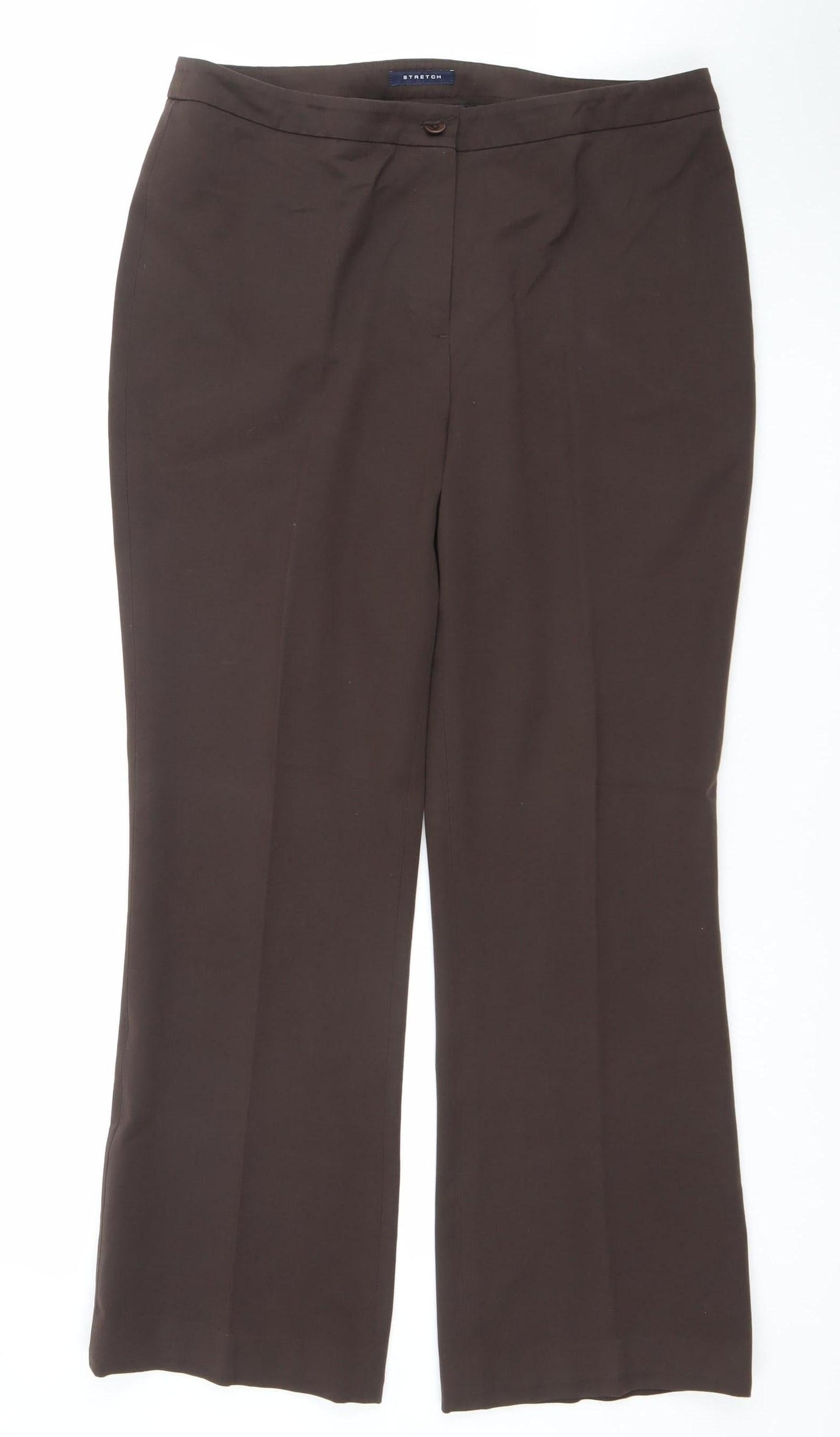 Jones New York Women’s Brown Stretch Dress Pants Size 12 Regular