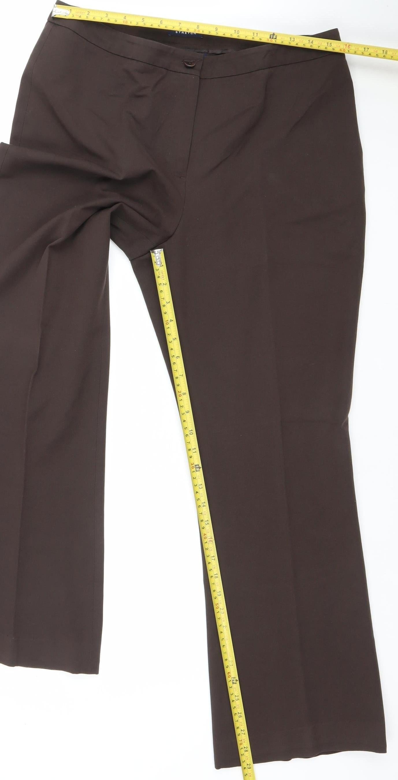 Jones New York Women’s Brown Stretch Dress Pants Size 12 Regular