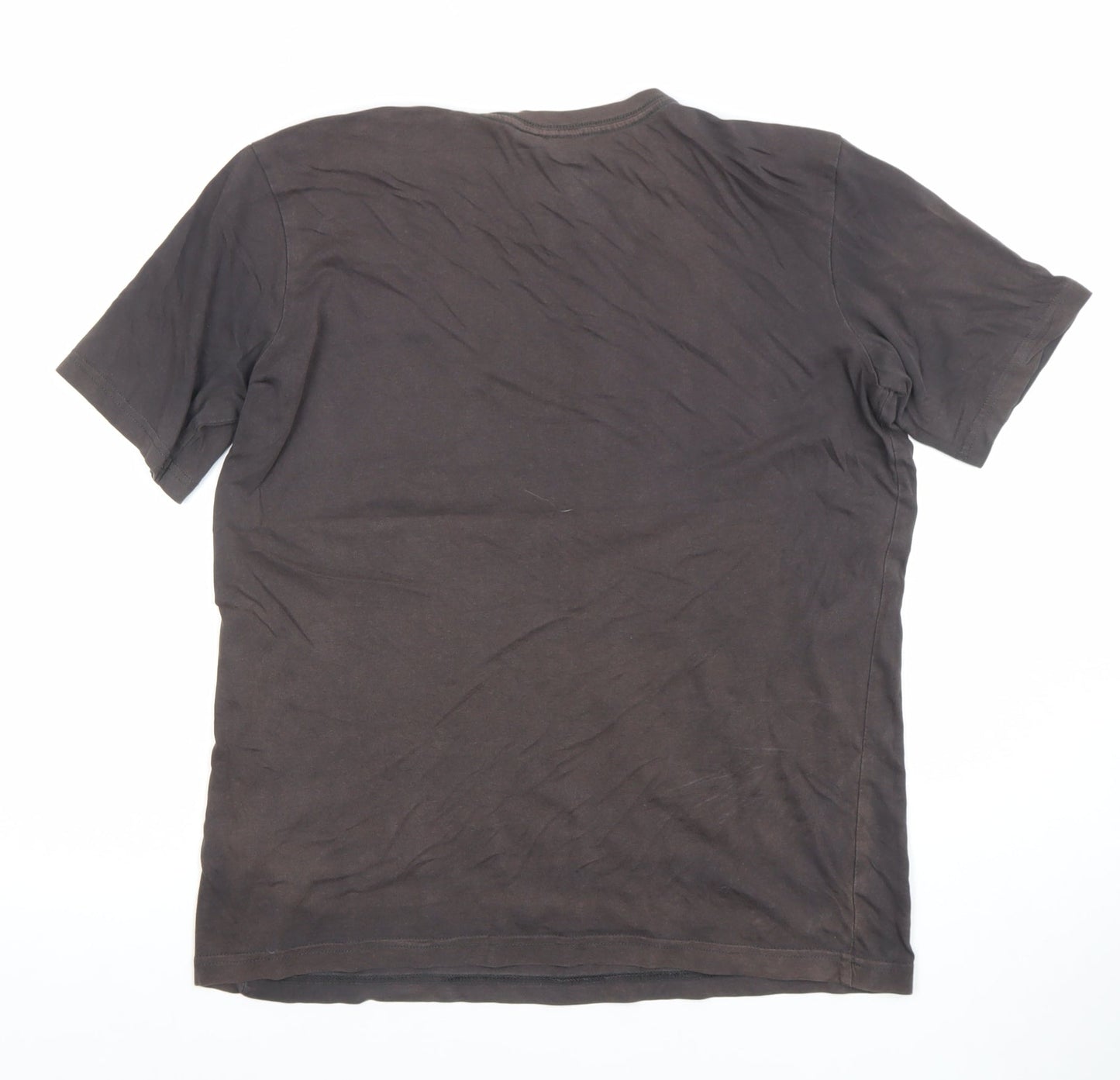 Quiksilver Teens Brown Graphic Gorilla Print Cotton T-Shirt Size 14