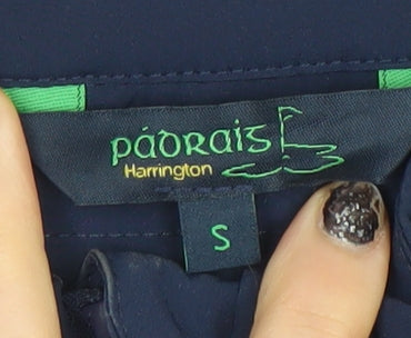 Padraig Harrington Men’s Blue Full Zip Golf Sweatshirt Size S