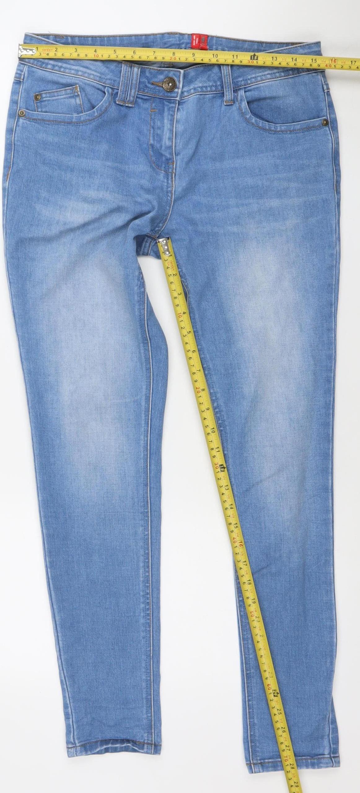 YES YES Women’s Blue 7/8th Super Skinny Jeans Size 12 Regular