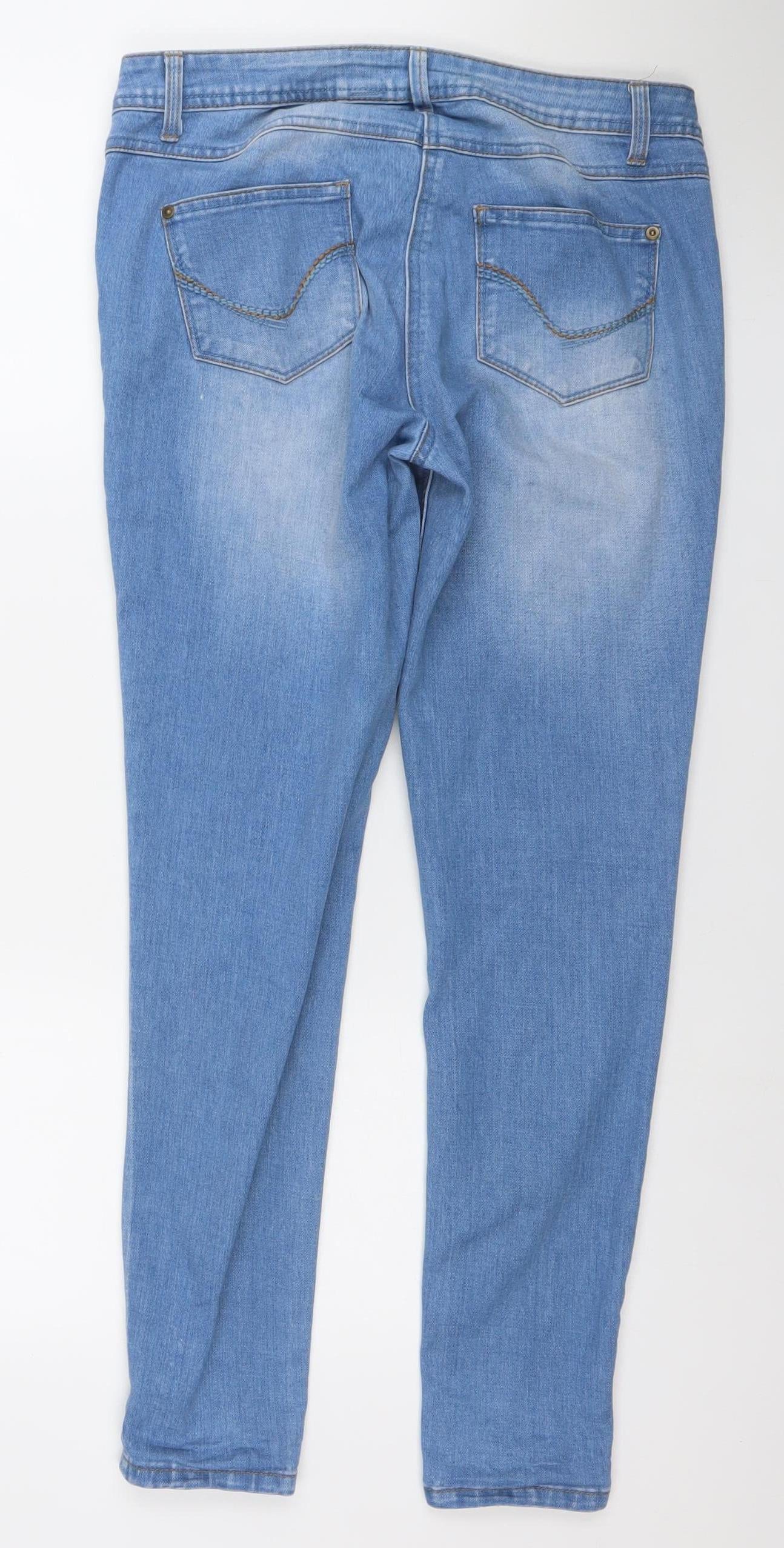 YES YES Women’s Blue 7/8th Super Skinny Jeans Size 12 Regular