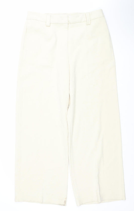Marks and Spencer Women’s Beige Chino Trousers Size 14 Regular