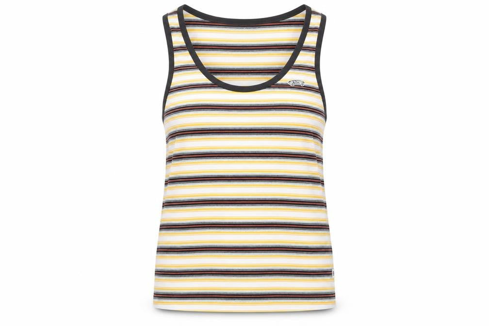 Vans Womens Multicoloured Striped Tank Top Size S Cotton Jersey