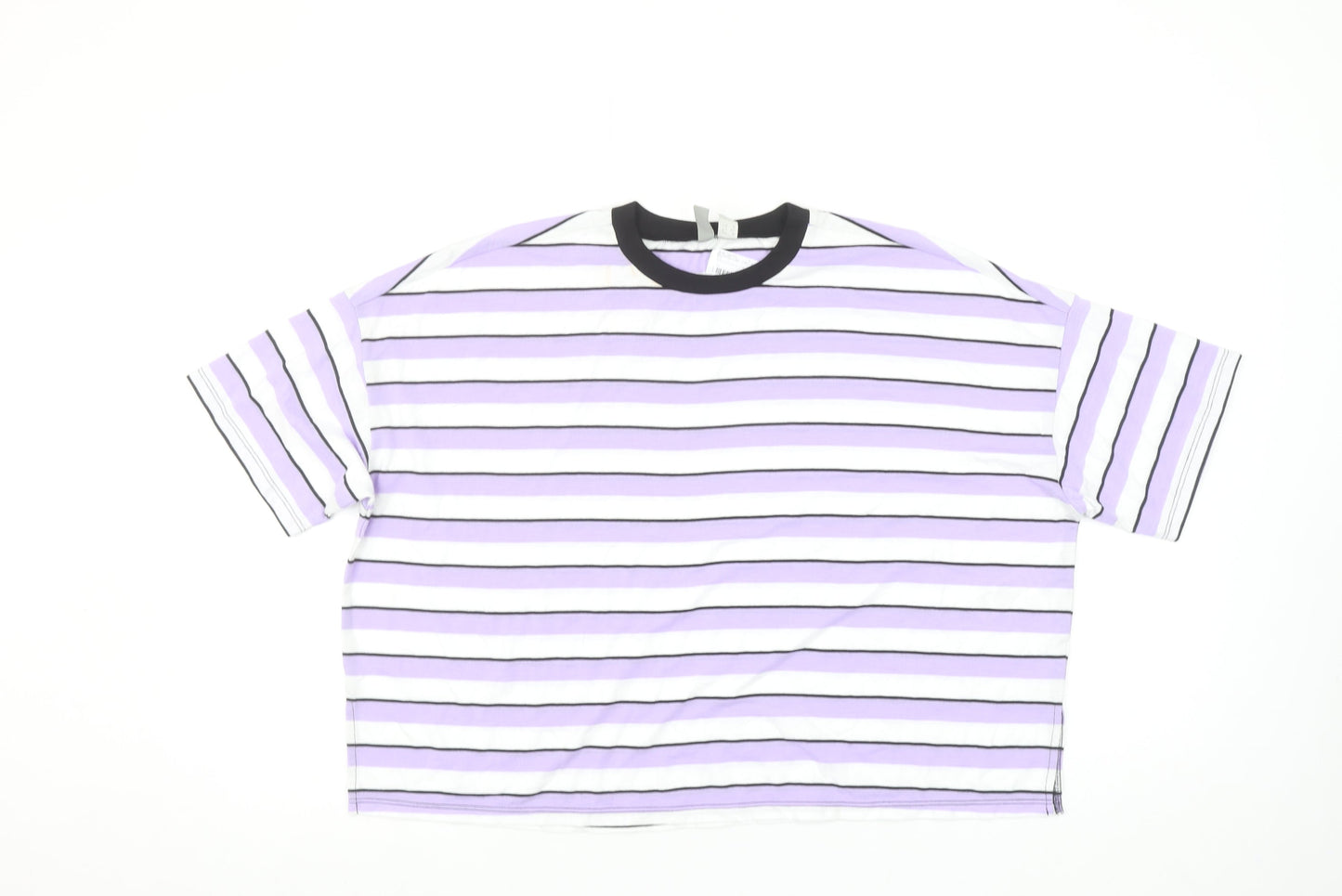 ASOS Women’s Multicoloured Striped Ringer T-Shirt Size 8