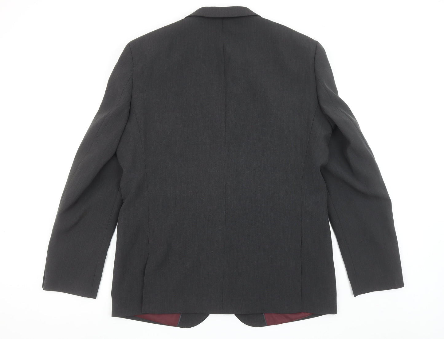 Fellini Traveler Men's Grey 44L Long Blazer Jacket