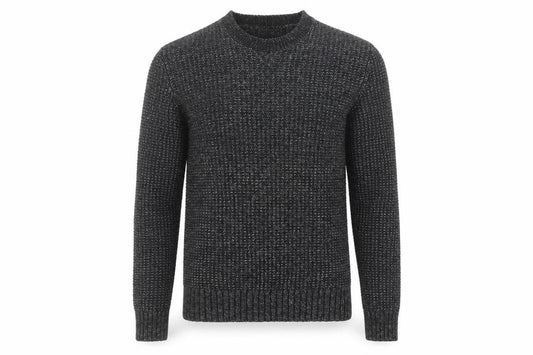 Gap Men's Grey Chunky Knit Crew Neck Pullover Jumper Size S