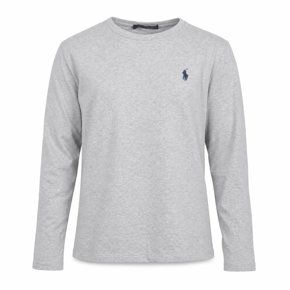 Ralph Lauren Boys Grey Long Sleeve Crew Neck T-Shirt Size S