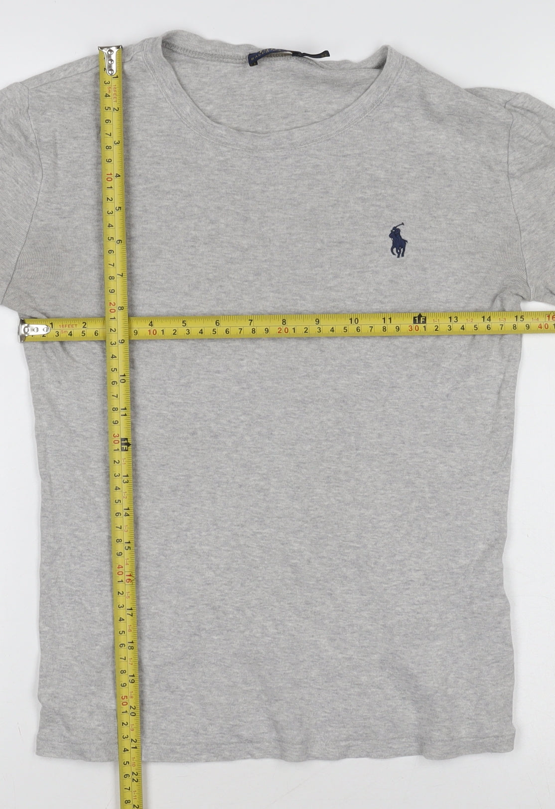 Ralph Lauren Boys Grey Long Sleeve Crew Neck T-Shirt Size S