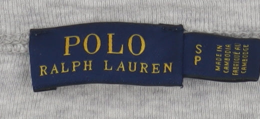 Ralph Lauren Boys Grey Long Sleeve Crew Neck T-Shirt Size S