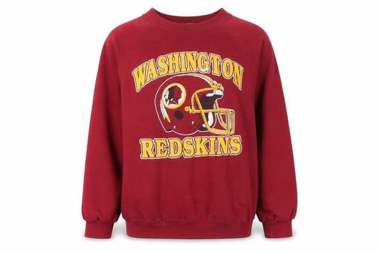 Vintage Trench Womens Red Pullover Sweatshirt Size L Washington Graphic