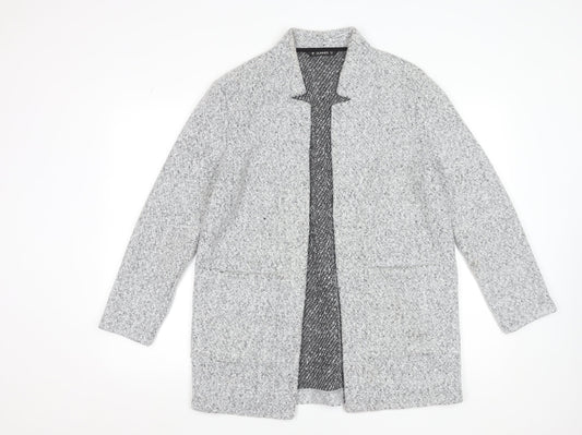 Dunnes Stores Women’s Grey Tweed Coatigan Size S Regular