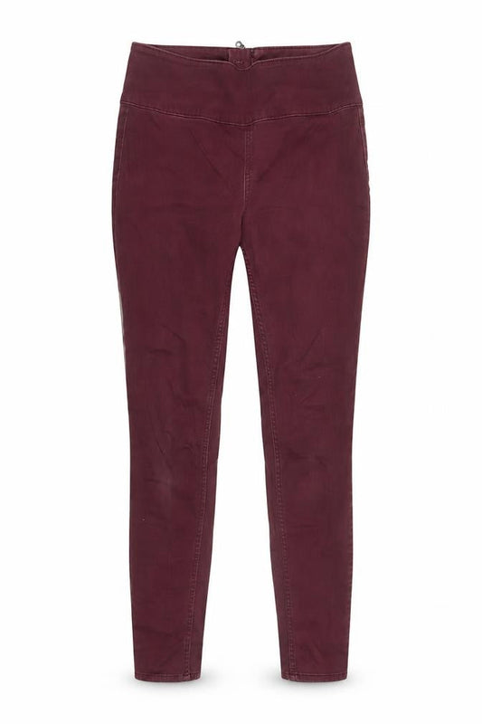 Pieces Women's Purple Slim Fit High Rise Jegging Jeans Size M