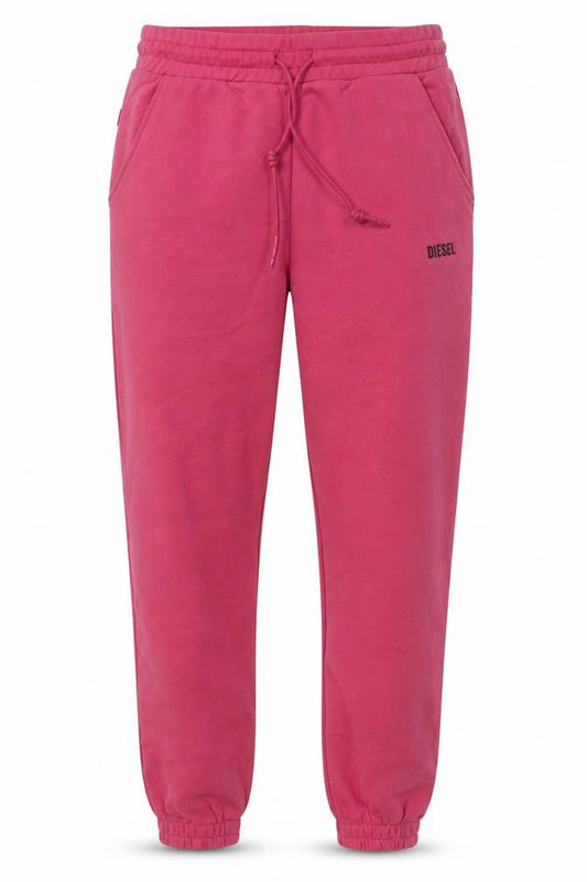 Diesel Womens Pink Cotton Fleece Jogger Sweatpants Size S